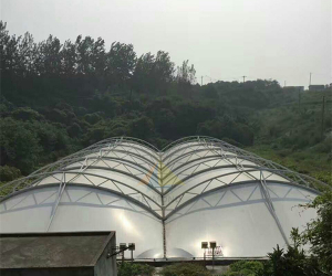 湖北荊門(mén)垃圾填埋場(chǎng)污水池加蓋工程