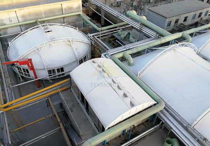 山東仁豐特種紙業(yè)有限公司污水池加蓋工程