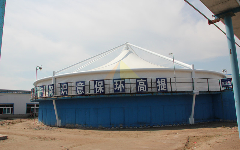 東營市海科瑞林化工有限公司污水池加蓋